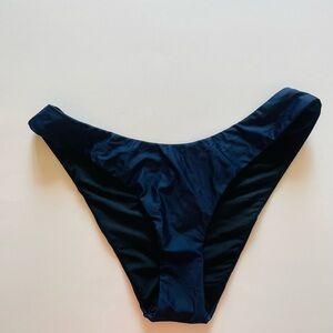 J. Crew Cheeky Bikini Bottom in Navy NWT